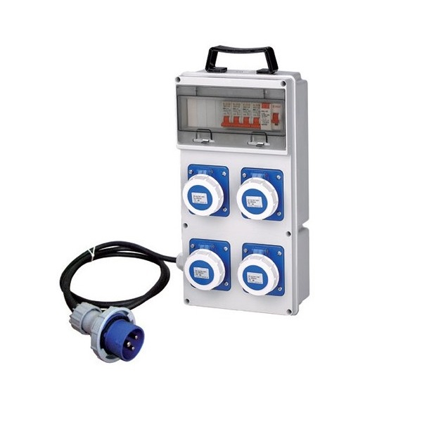 Quadro ASC Spina 2P+T 16A 4 Prese 2P+T 16A IP67